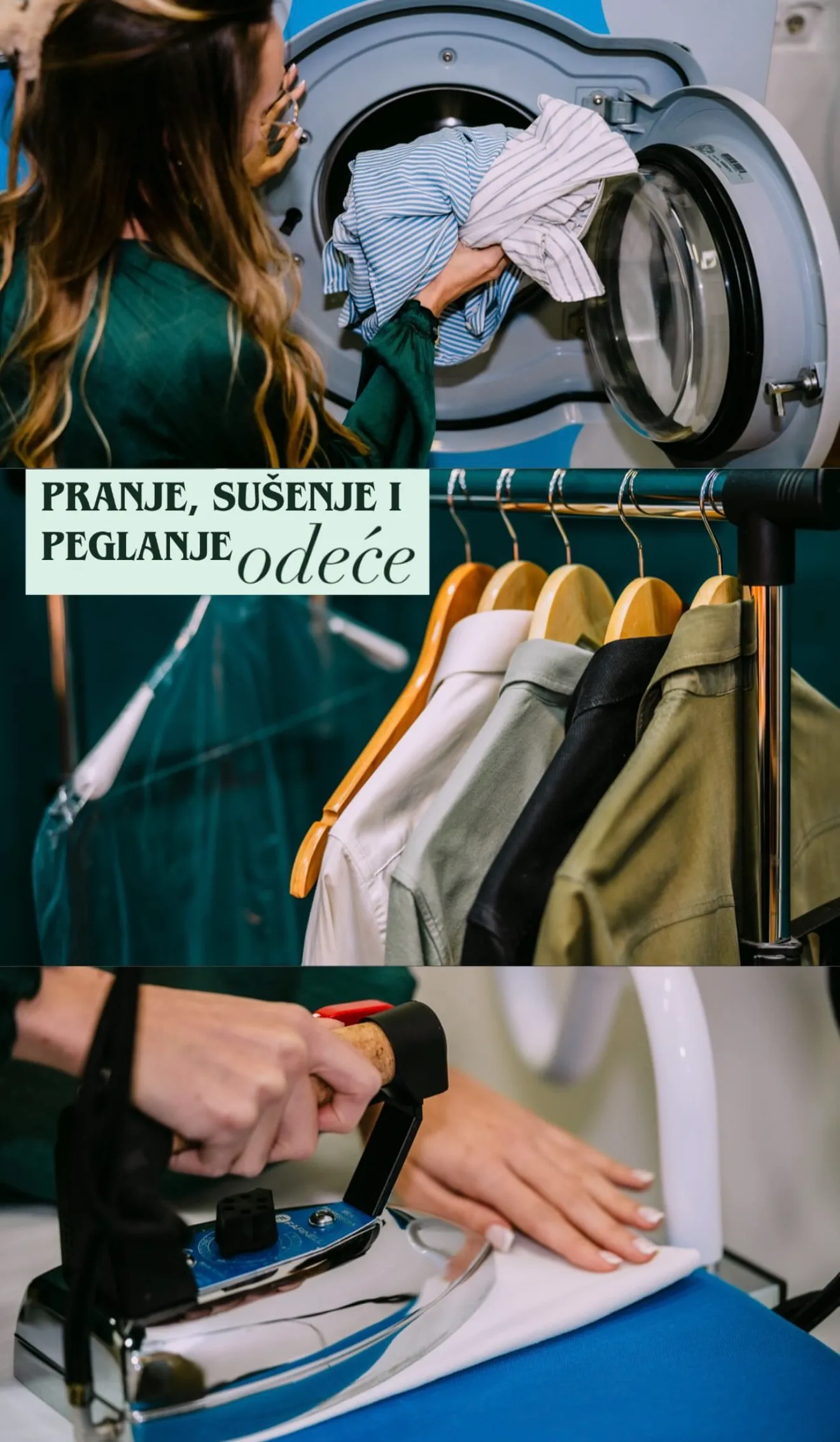pranje susenje peglanje odece
